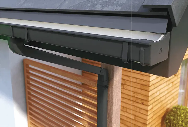 Plastamasas PVC lietusūdens noteksistēma PVC2 5