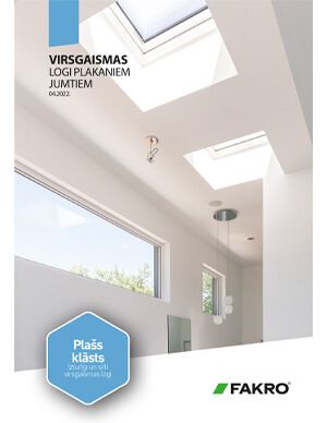 Virsgaismas logi plakaniem jumtiem