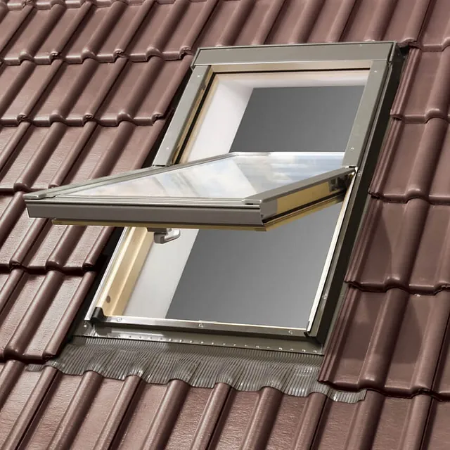 Ekonomisks jumta logs ar eņģēm vērtnes vidū - Optilight B